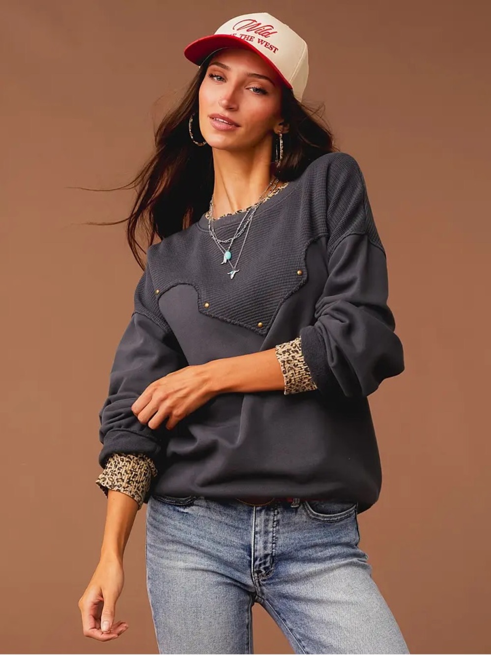 Sterling and Stitch If the Boot Fits Pullover
